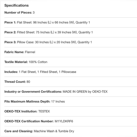 Threshold Bedding Twin Flannel Sheets Set Gold Block Ivory